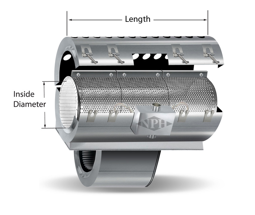 Air Cooled Ceramic Band Heaters/Systems - Style 21