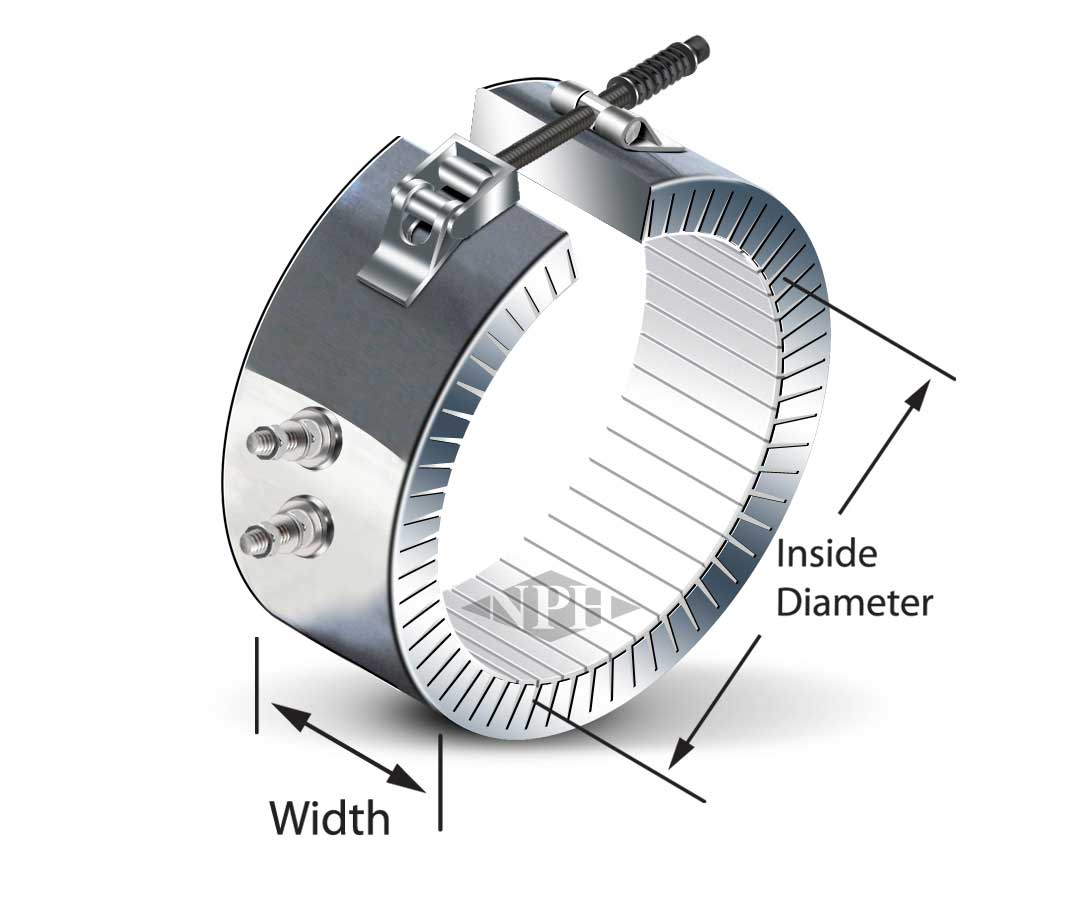 Spring Loaded Closure with Barrel Nuts- Knuckle  - Band Heaters - Style 14