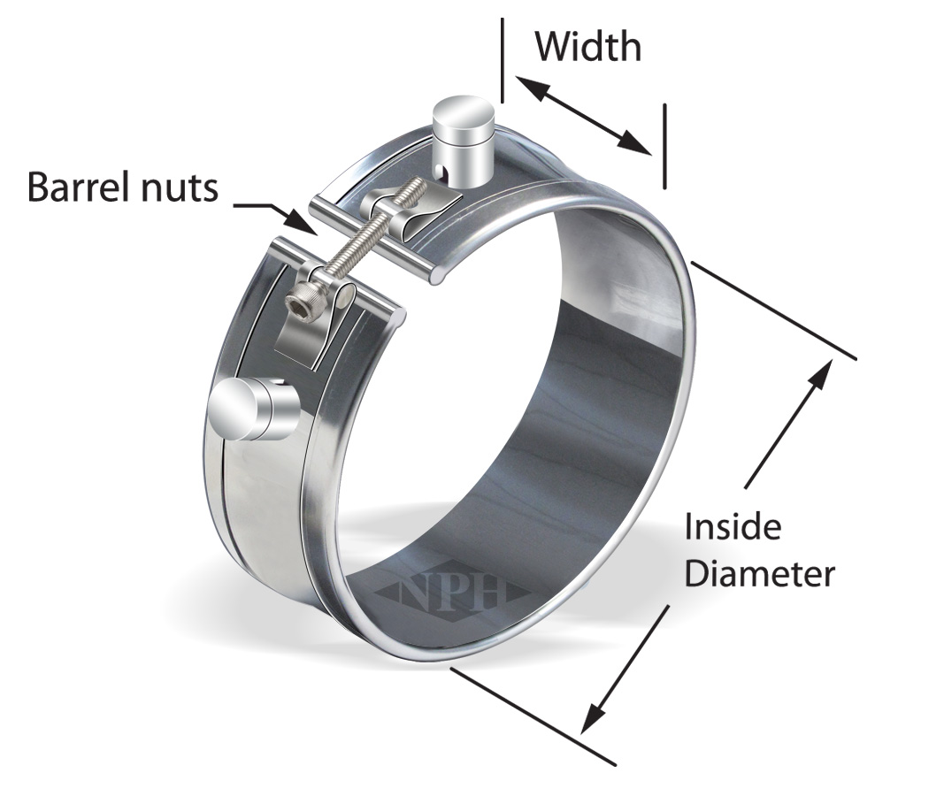 Mica Band Heater with Post Terminals on Each Side - Style - 16 Mica Band Heater with Post Terminals on Each Side - Style - 16