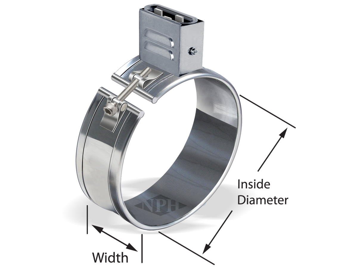 Mica Band Heaters with 3 European Flat Blades - Style - 9 Mica Band Heaters with 3 European Flat Blades - Style - 9