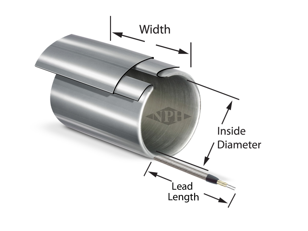 Nozzle Band Heater Shim/Key Closure S. Steel Braid - Style - 14 Nozzle Band Heater Shim/Key Closure S. Steel Braid - Style - 14