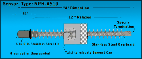 Adjustable-Depth-Bayonet-Thermocouple-with-Stainless-Steel-Overbraid