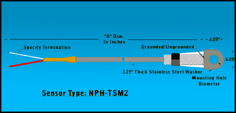 Gasket Type Thermocouple S.Steel Braid Fiberglass Gasket-Type-Thermocouple-S.Steel-Braid-Fiberglass