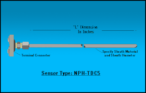 Mineral-Insulated-Thermocouple-(MGO)-with-Open-Terminal-Disc