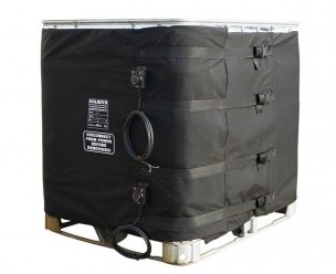 Full Coverage Tote Heater Jacket, 2 Circuits,1000W - 1000 mm x 4400 mm,110V/230V,Temp. Control 0*C-40*C; 0*C- 90*C