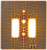 Kapton Heater Circuits with Holes