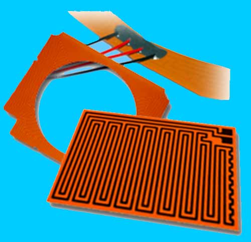 Custom Etched Foil & Wire Wound Silicone Rubber Designs Silicone & Kapton Heaters-Thermostats, Control Devices