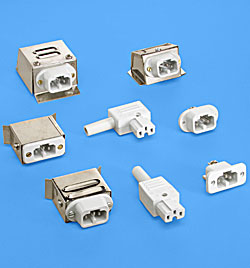 High Temperature European Plugs Flat Blade 3 Vertical Pins-Plastics Industry-Blow Molding Connectors